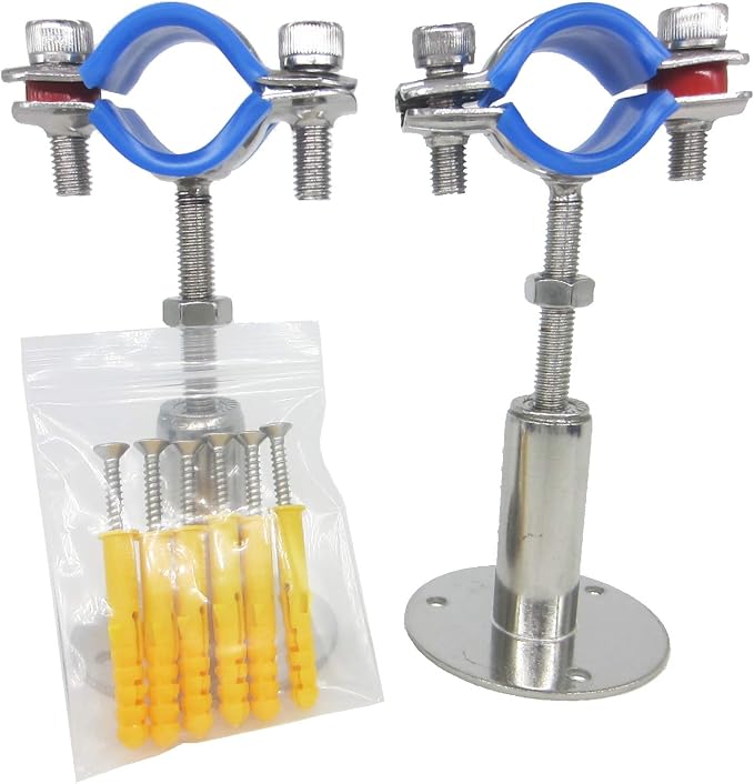 Stainless Steel Adjustable Pipe Clamp Bracket - Image 3