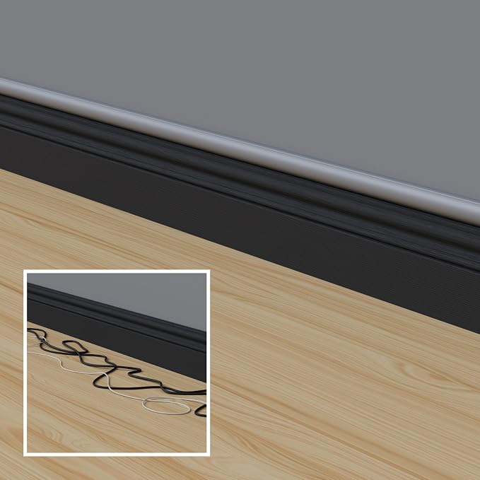 D-Line Half Round Cord Hider, Patented Cable Cover, Hide TV Wall Mount Wires - Image 6