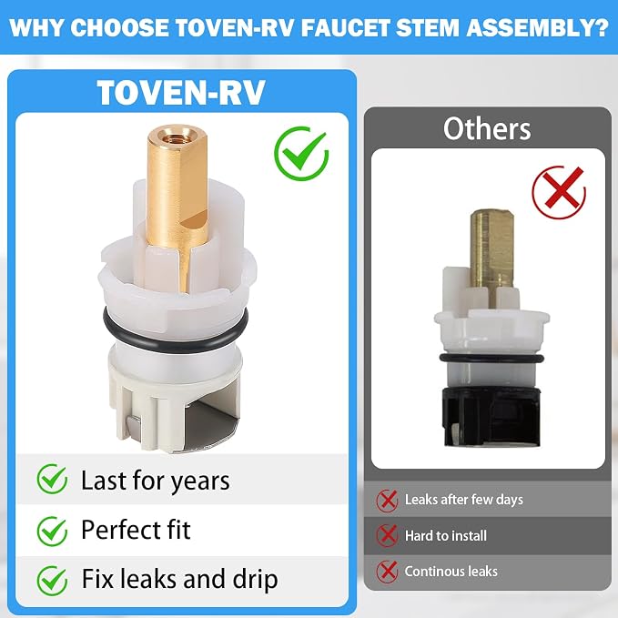 RP25513 Faucet Stem Assembly Kit Compatible - Image 8
