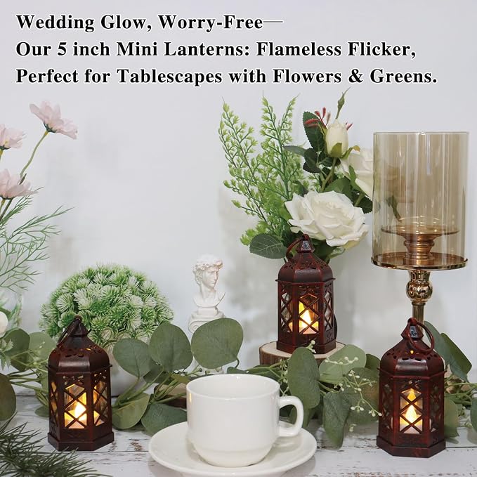 LLQ 8Pack Mini Lantern Decorative - Image 5