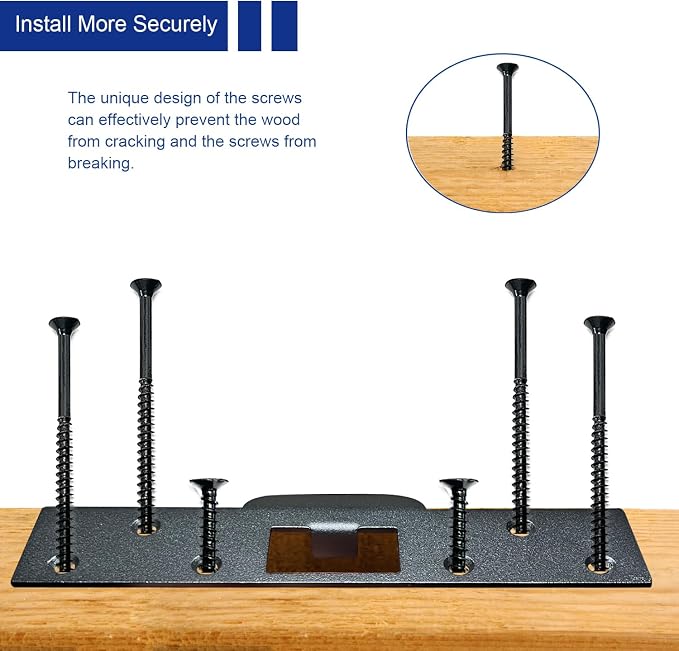 U 9476 Security Latch Strike, Extra Long Door Strike Plate 7", Reinforced - Image 5