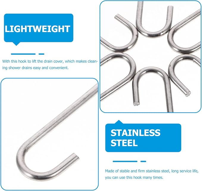 GANAZONO 20pcs Drain Lifting Hooks - Image 8