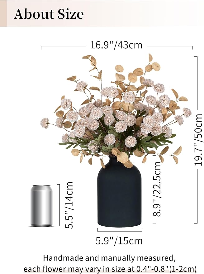 BLOSMON Fake Flowers Centerpieces - Image 3