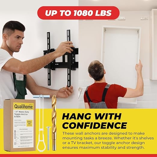 1/4”-20 Quick Easy Heavy Duty Toggle Anchors - Image 3