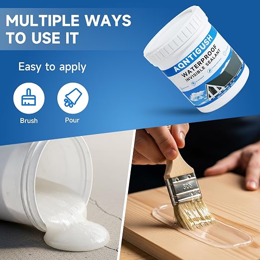 Transparent Waterproof Sealant 10.5oz, Bonds to roofs, concrete & wood - Image 3