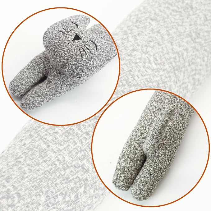 34 Inch 3LB Heavy Duty Under Door Draft Stopper, Decorative Soundproof Door - Image 3