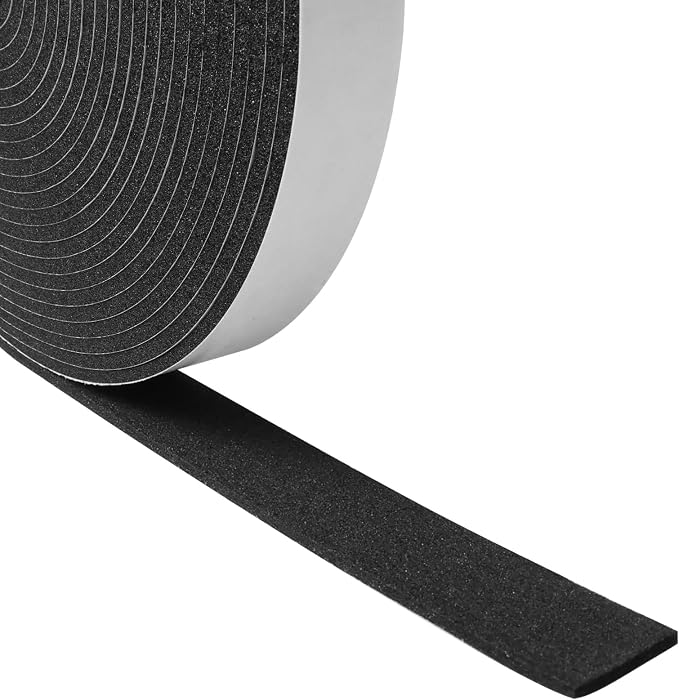 DGSL Foam Weather Stripping, 6/5" x3/16, 34.5Ft Door Window Seal Tape | Self by DGSL