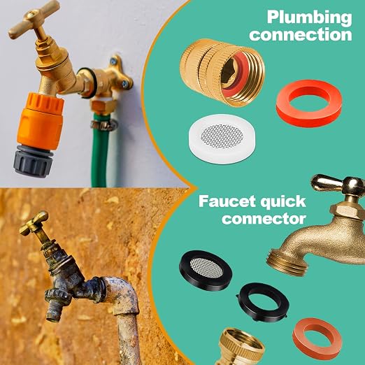 XBVV 32 Size 258 PC Faucet and Plumbing Rubber Washers Assortment Kit - Image 3