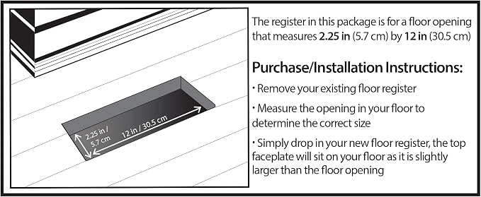 Decor Grates AJH212-NKL 2-Inch by 12-Inch Oriental Floor Register, Brushed - Image 4