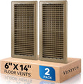 6" x 14" Floor Register Vent Covers 2-Pack by VENTYUN