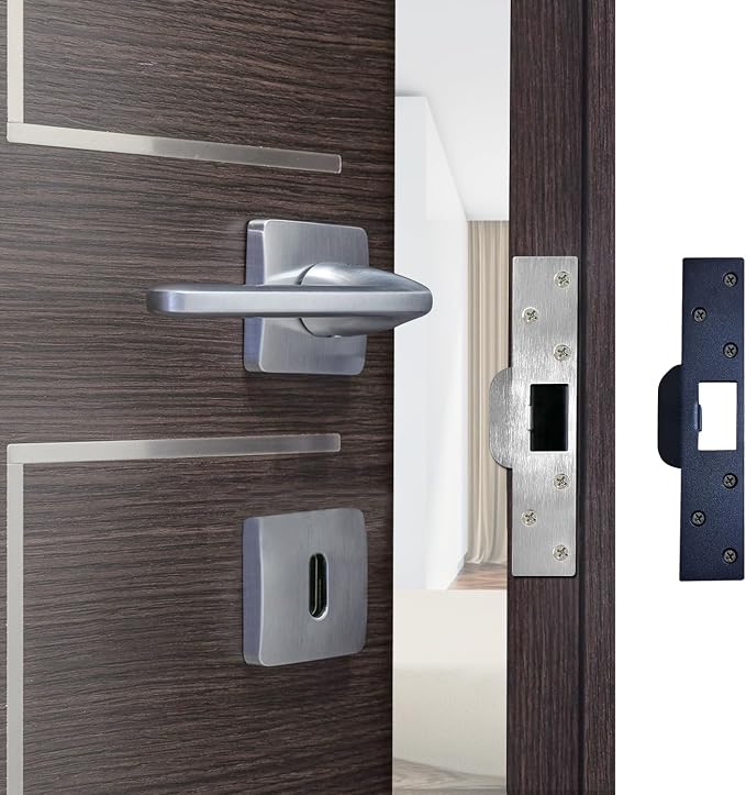 U 9476 Security Latch Strike, Extra Long Door Strike Plate 7", Reinforced - Image 7
