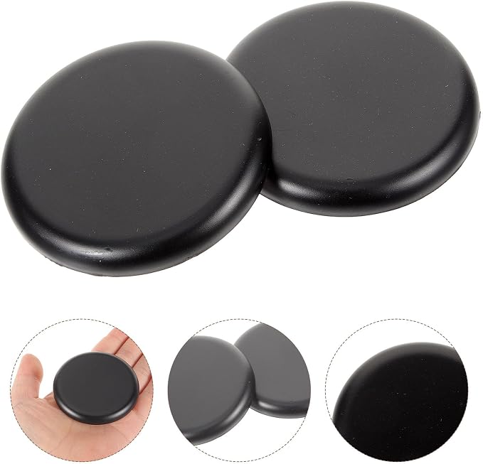 Zerodeko 2pcs Wall Hole Decorative Covers 2.4 Inch Round Abs Plastic Wall Hole - Image 9