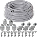 Yariwiz Flexible Electrical Conduit Liquid Tight PVC Conduit Kit by Yariwiz