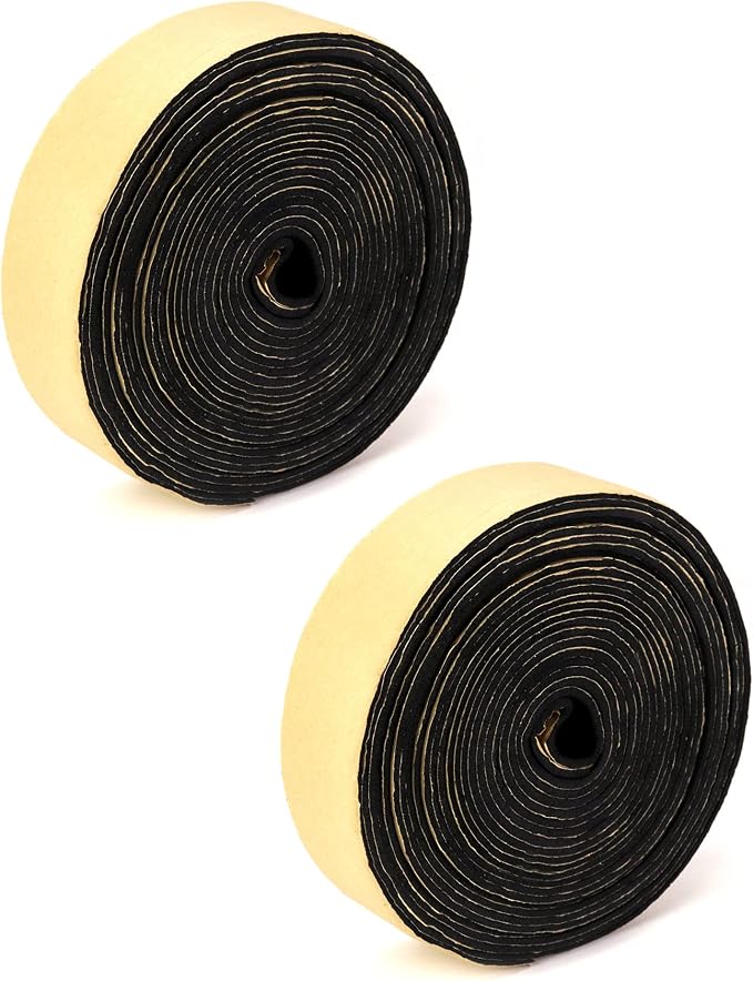 QWORK Pipe Wrap Insulation, 2 Pack Waterproof Foam Insulation Tape Adhesive - Image 7