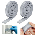 2 Pack Moldable Silicone Putty 1.5 ft x 0.32 in Grey | Non Hardening Multi by ElectricWise