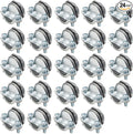 MAKERELE 24-Pack 3/8 Inch Clamp Type Cable Connectors by MAKERELE