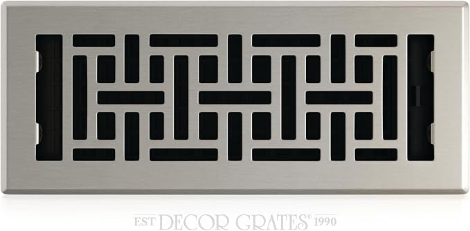 Decor Grates Metal Oriental Decorative Air Vent Cover 4x12 Floor Register – by DecorGrates