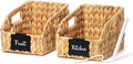 Wicker Baskets for Organizing, Pantry Baskets by Unknown