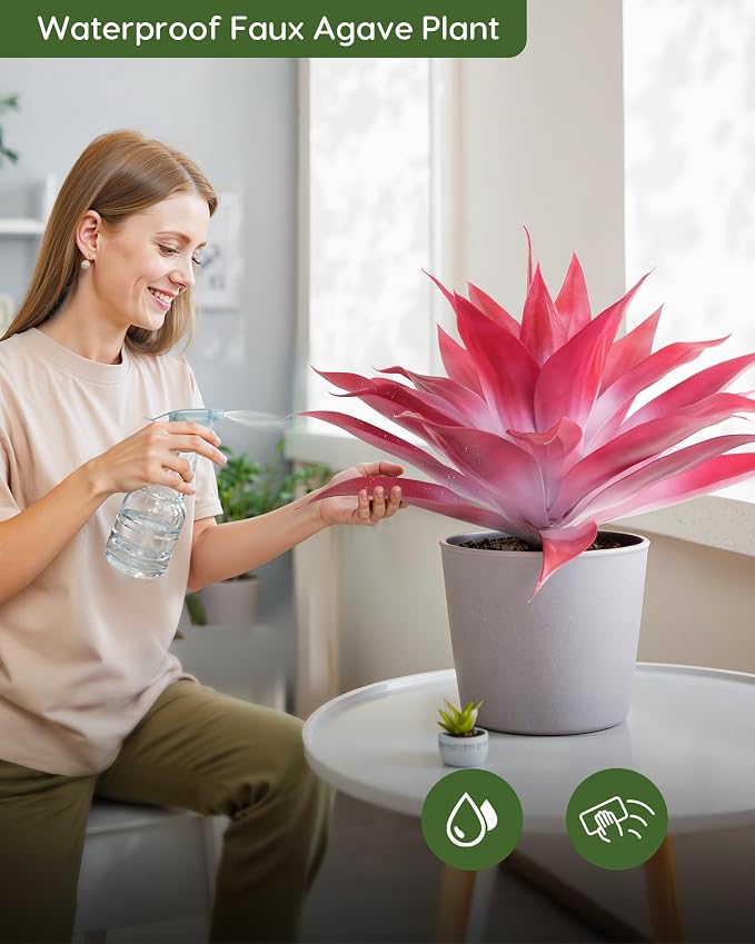 Velener Artificial Agave Plant Set, 28 Inch, Faux Aesthetic Plants - Image 4