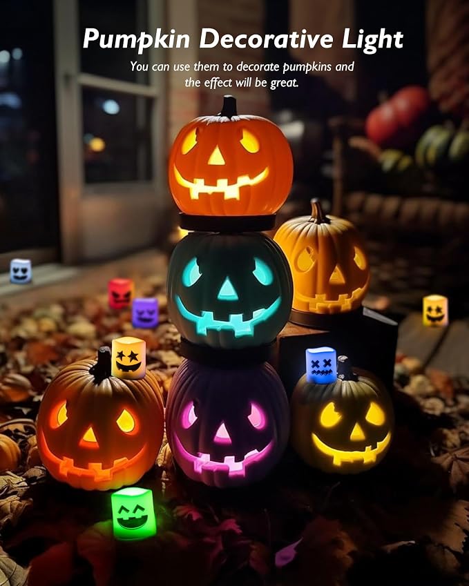Homemory 24Pack Color Changing Halloween Flameless Candles, 200+ Hours LED - Image 5