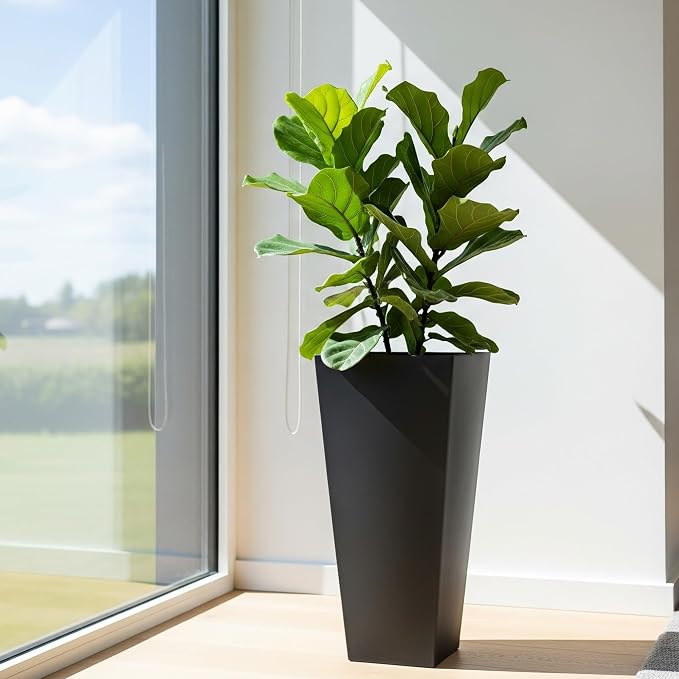 Worth Garden Large 28 in.Tall Planters Set of 2 - Image 8
