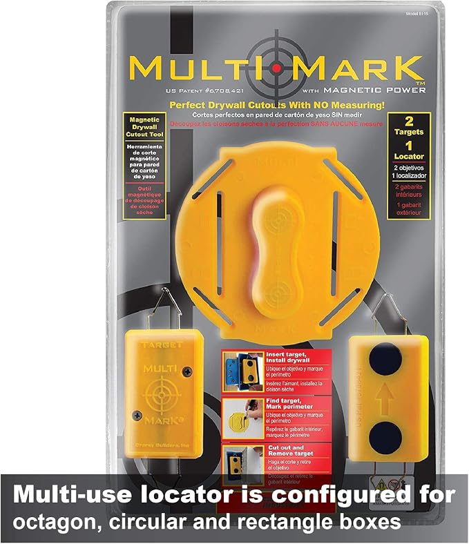 Calculated Industries 8115 Multi Mark Drywall Cutout Locator Tool | Powerful - Image 3