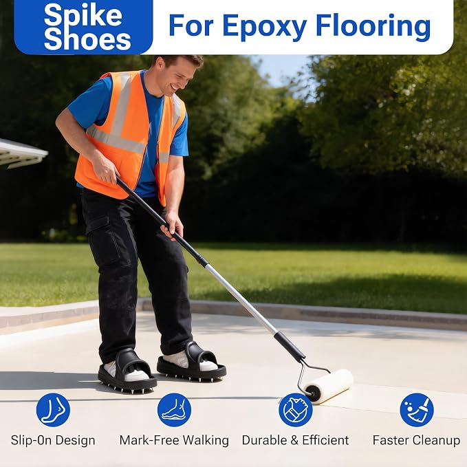Epoxy Spike Shoes, Floor Leveling Compounds | Spiked Shoes - Image 6