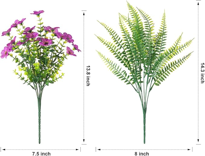 Artificial Faux Outdoor Flowers Plants - Image 9