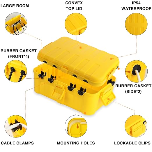 Large Outdoor Electrical Box Waterproof, - Image 3