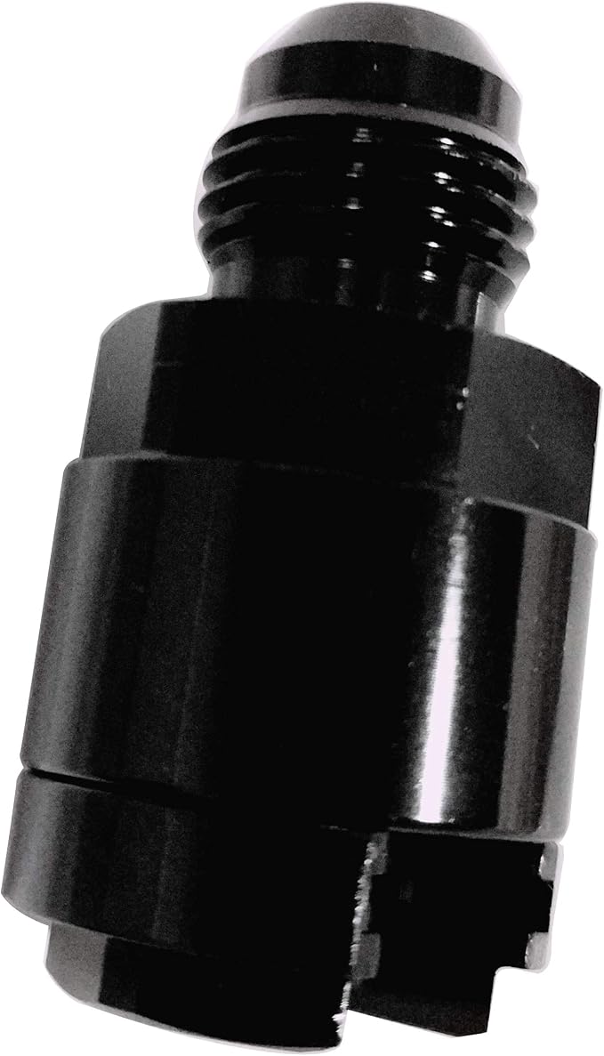 Fuel Adapter 6AN Male to 3/8 SAE Quick Disconnect Female Push on EFI Hose - Image 2