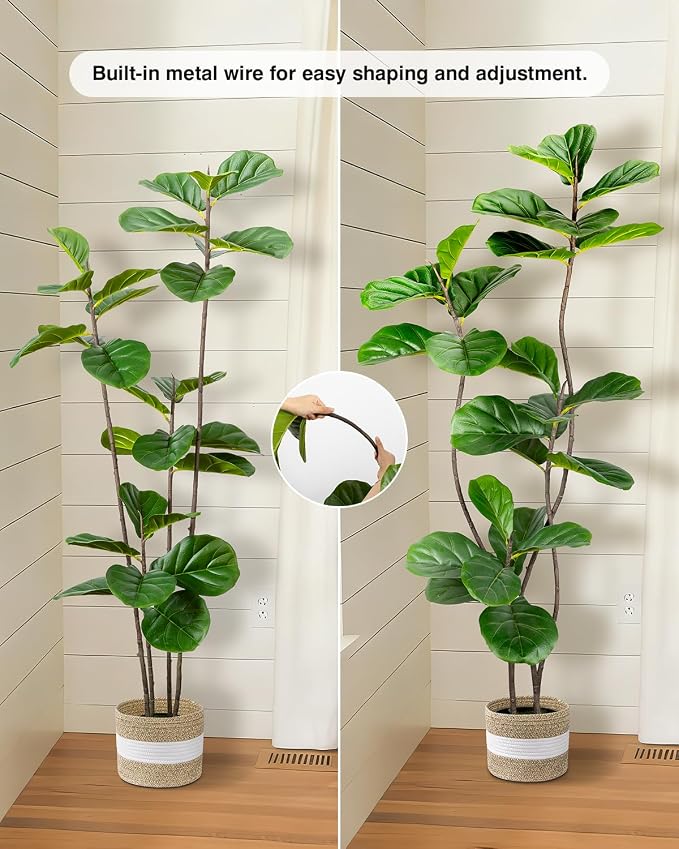 Artificial Fiddle Leaf Fig Tree 5FT - Image 5