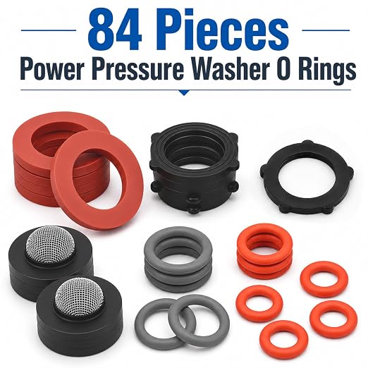 ZDBB 84 Pcs Pressure Washer O Rings, Garden Hose and Screen Filter Washers | 5 - Image 8