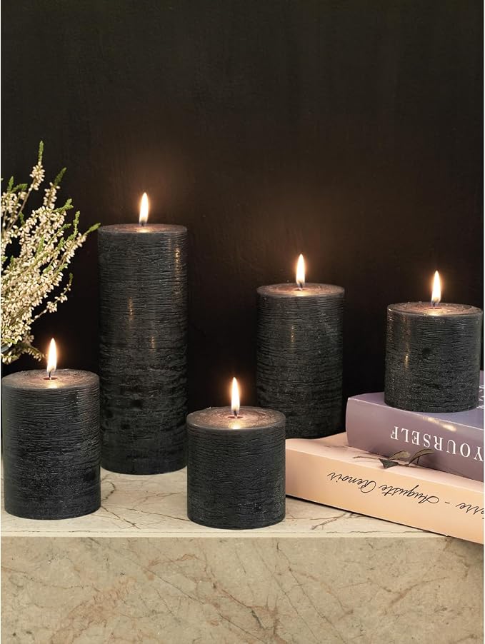 3x3 Pillar Candles Set of 3 - Image 7