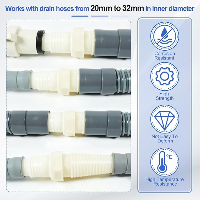 PATIKIL Washing Machine Drain Connector 2 Pcs - Image 4