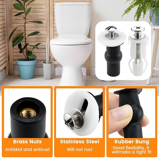 Aifeier ET 6 Pack Toilet Seat Bolts and Nuts Set - Image 5