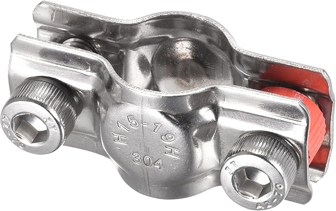 uxcell Wall Ceiling Mount Pipe Supports, 304 Stainless Steel Adjustable Pipe - Image 4