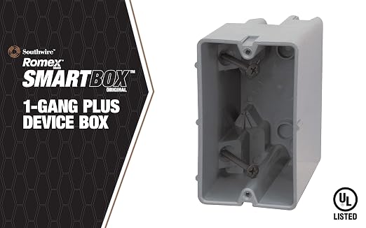 Southwire Device Box, 1 Gang, 22.5/Cu | Depth Adjustable | Heavy Duty 42lb | - Image 2