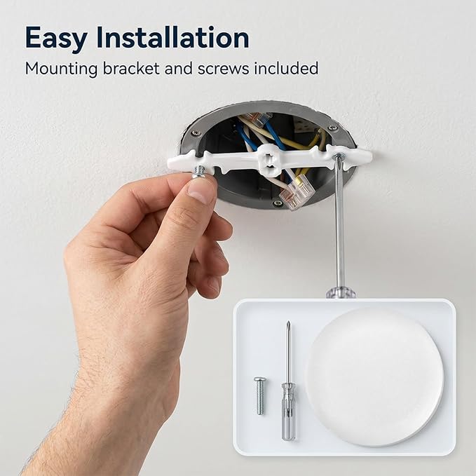 CP3540 Ceiling Cover Plate, Round Electrical Box Cover - Image 6