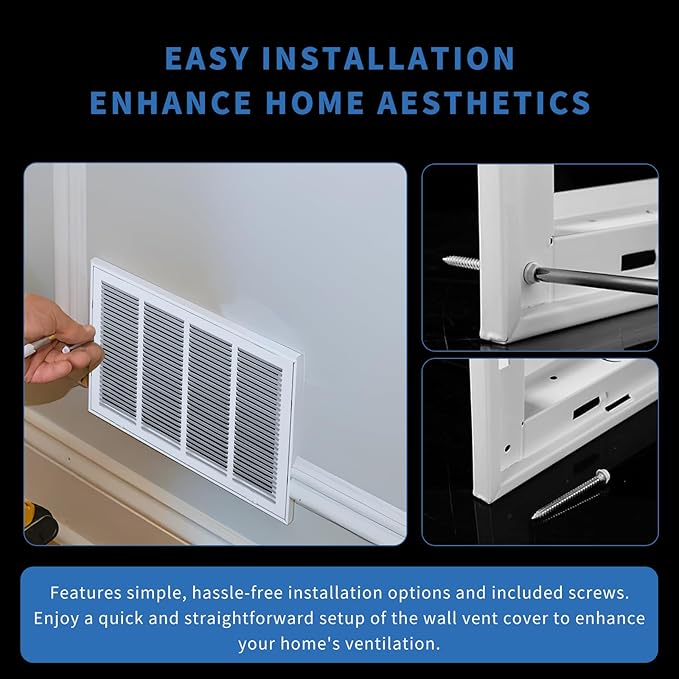 20x10 Return Air Grille, Return Air Vent Cover - Image 3