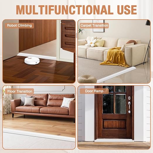 Floor Transition Strip Self Adhesive Vinyl Door Threshold Strip | Rubber - Image 6