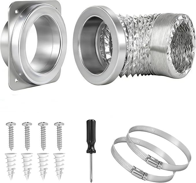 Magnetic Dryer Vent Connector Kit Airtight Seal Magnetic Dryer Vent Coupling by Unknown
