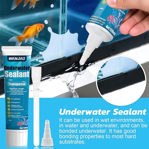 120ML Aquarium Safe Silicone, Strong Adhesion - Image 4