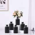 Black Bud Vases Set of 6 by QIANLING
