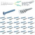 #8 Self Drilling Plastic Drywall Anchors by ansoon