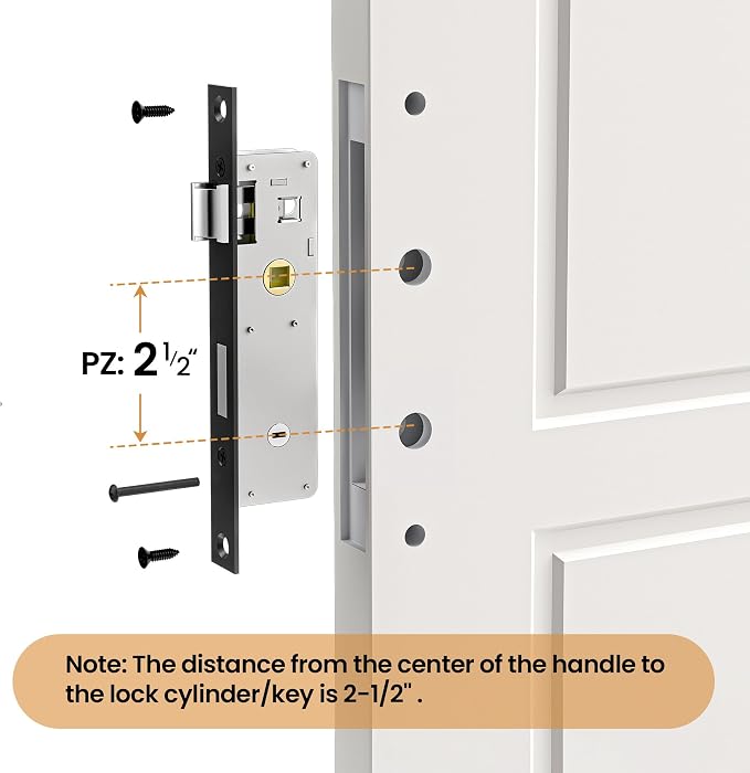 Storm Door Mortise Lock Body, Mortise Lock Replacement Parts | - Image 3
