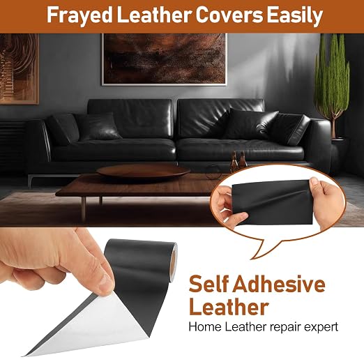 Vinyl Repair Kit, Leather Repair Kit 4 x 70 inches Leather Repair Patch - Image 3