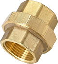 uxcell Brass Pipe Union Connector Coupling 1PT Fitting by uxcell