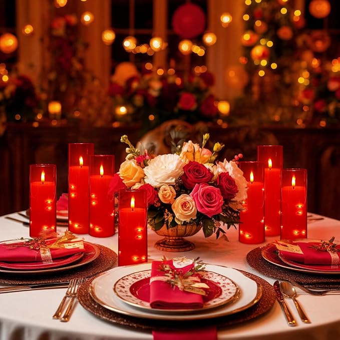 12‑Pack Red Flameless LED Candles - Image 7