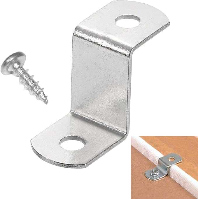 Canvas Clips 8-Pk: or Choose Your Length; Mirror Picture Frame or Artwork by Unknown