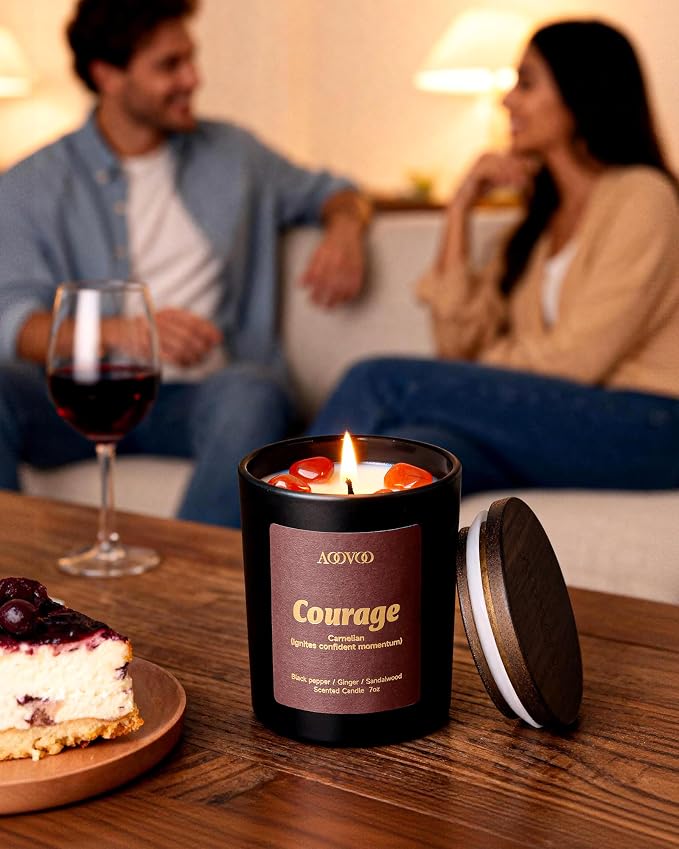 AOOVOO Crystal HEAL Candles Set - Image 2